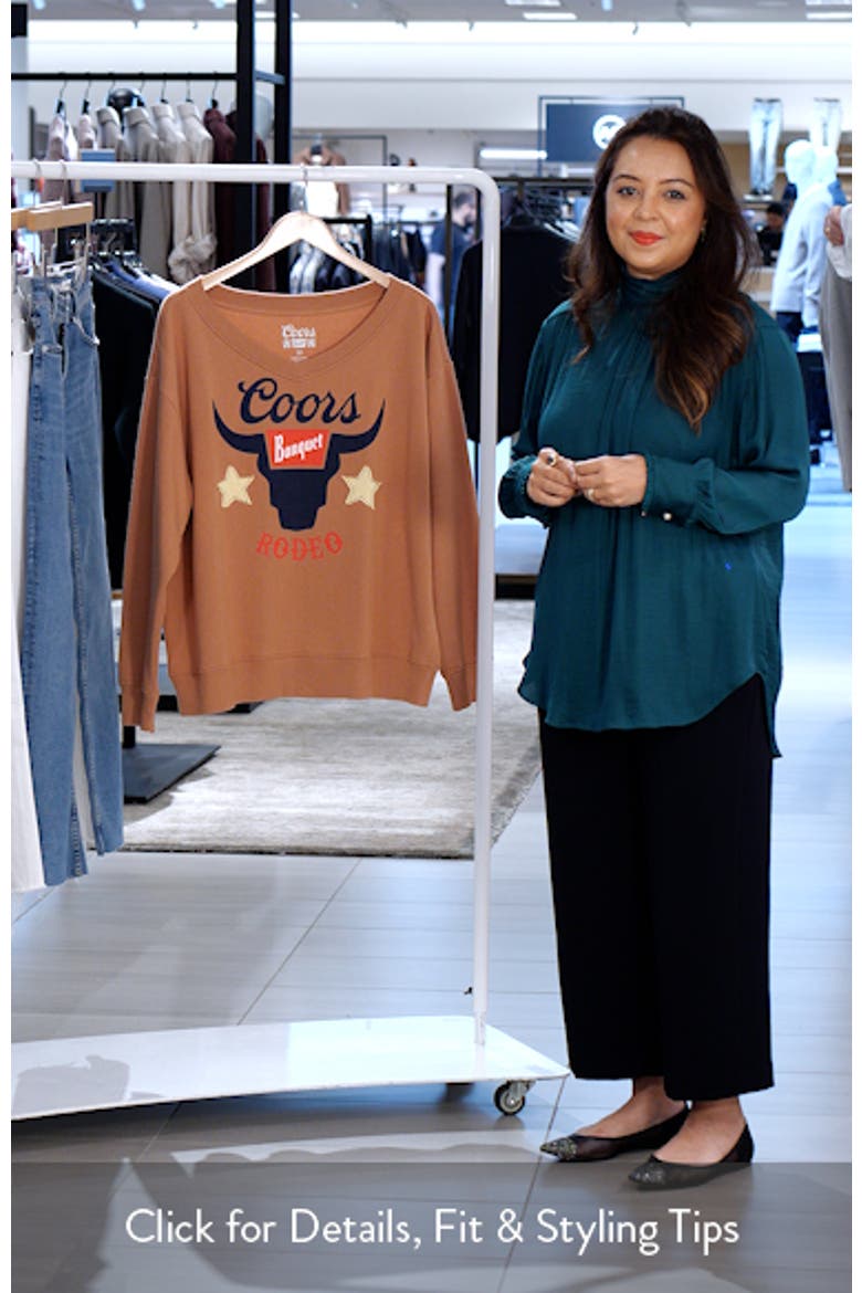 Coors® Rodeo Appliqué Graphic Sweatshirt video