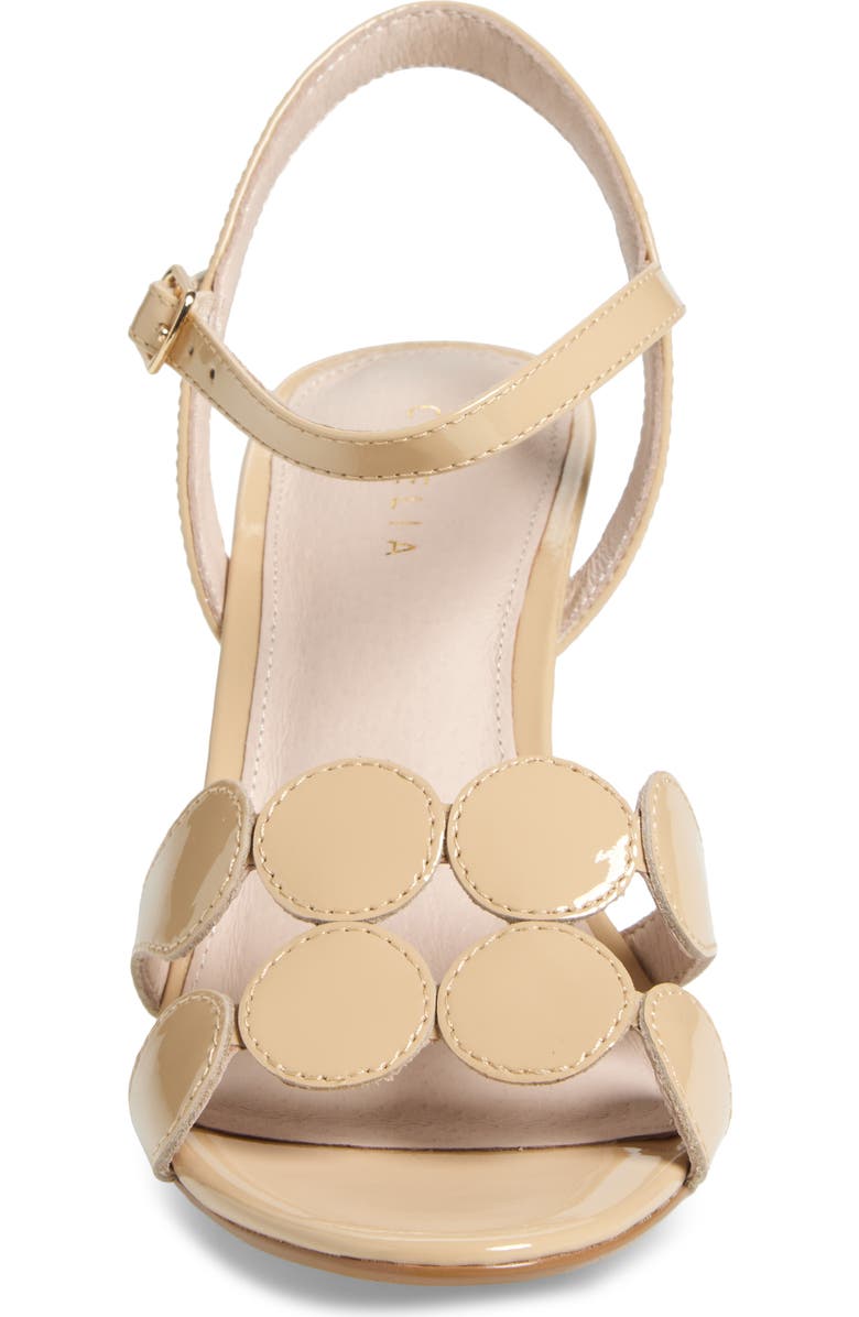 Cecelia New York Peter Ankle Strap Sandal, Alternate, color, Dust Patent