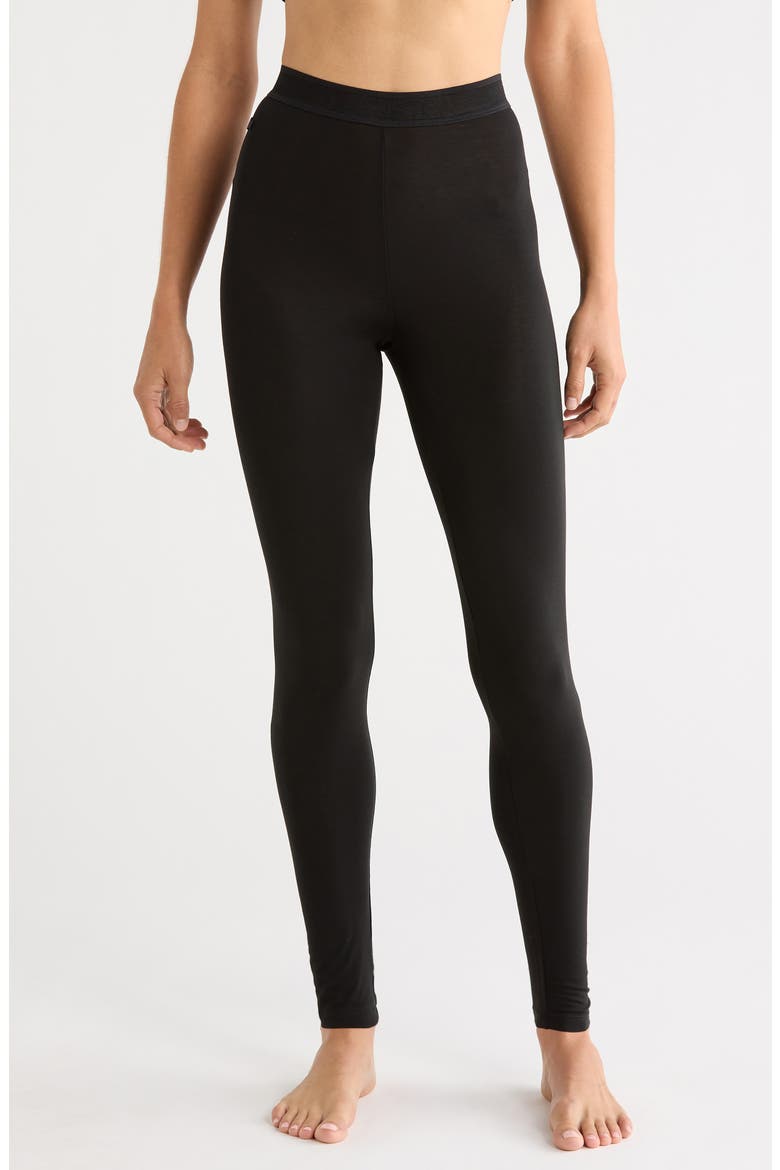 Loungewear Leggings, Main, color, BLACK