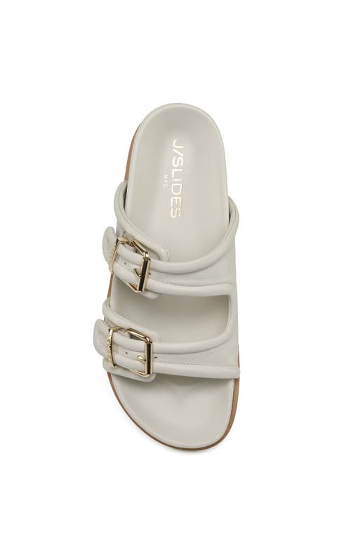 Jslides Footwear Roux Sandal In Off White