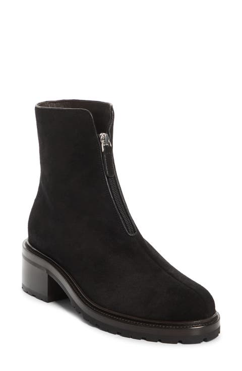 Hike Zip Leather Bootie