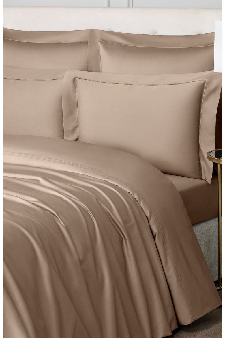Rhapsody Duvet Cover, Alternate, color, Platinum Beige