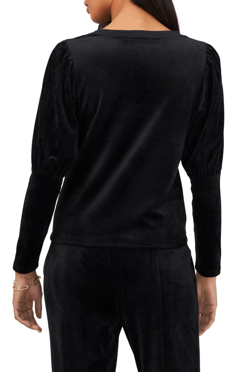 1.STATE Velvet V-Neck Top, Alternate, color,