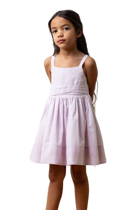 Girls' Organic Embroidered Special Sundress, Kids