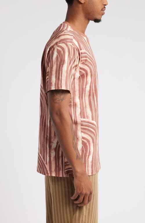 Nordstrom X Harlem's Fashion Row House Of Aama Etched T-shirt In Tan Curved Lines