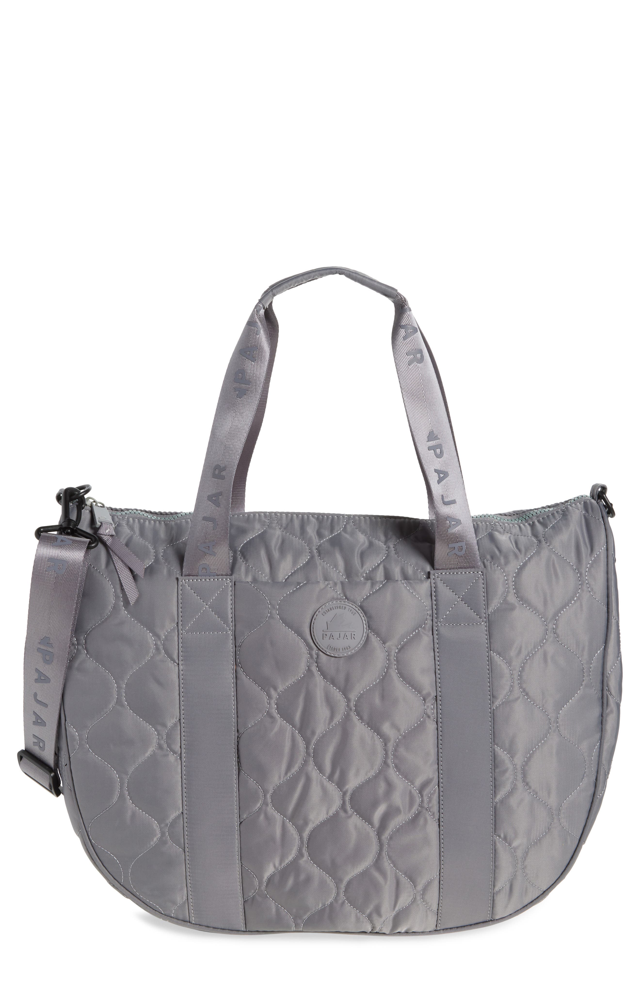 Pajar Quilted Nylon Tote Bag, Main, color, 