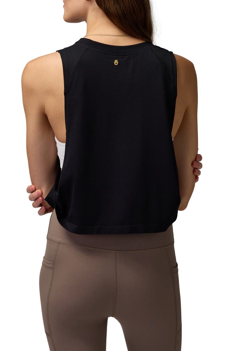 Seamless Tank, Alternate, color, BLACK