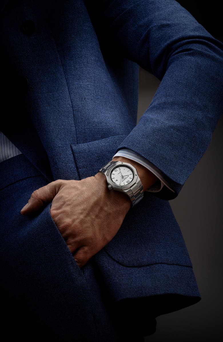 Baume & Mercier Riviera 10829 Automatic Bracelet Watch, 42mm, Alternate, color, White