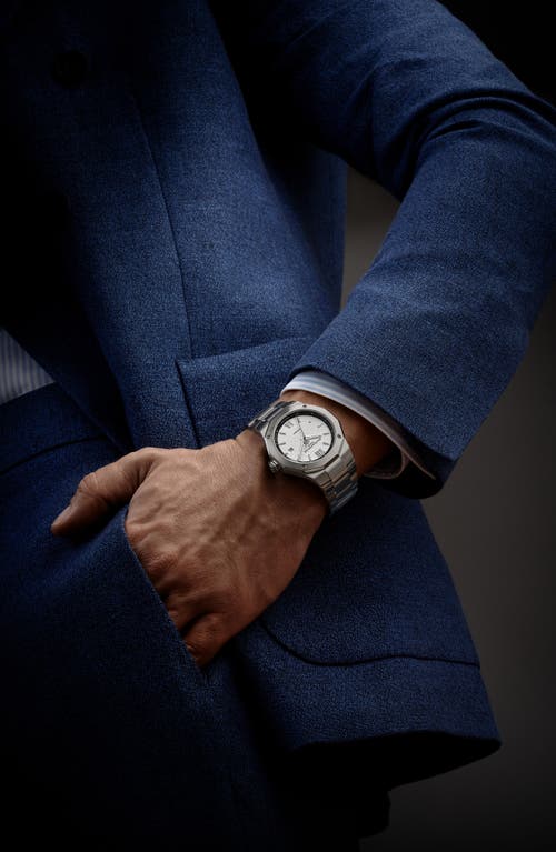 Baume & Mercier Riviera 10829 Automatic Bracelet Watch, 42mm In Silver