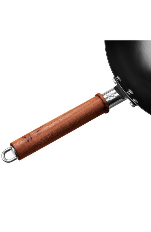 Zwilling Dragon 12-inch Carbon Steel Wok With Lid In Gray