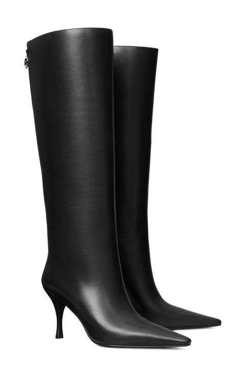 Charlie Leather Knee High Boot