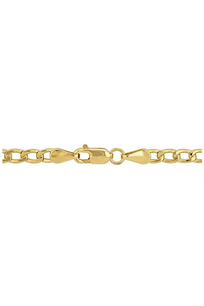 10K Yellow Gold Curb Chain Necklace, Alternate, color, GOLD