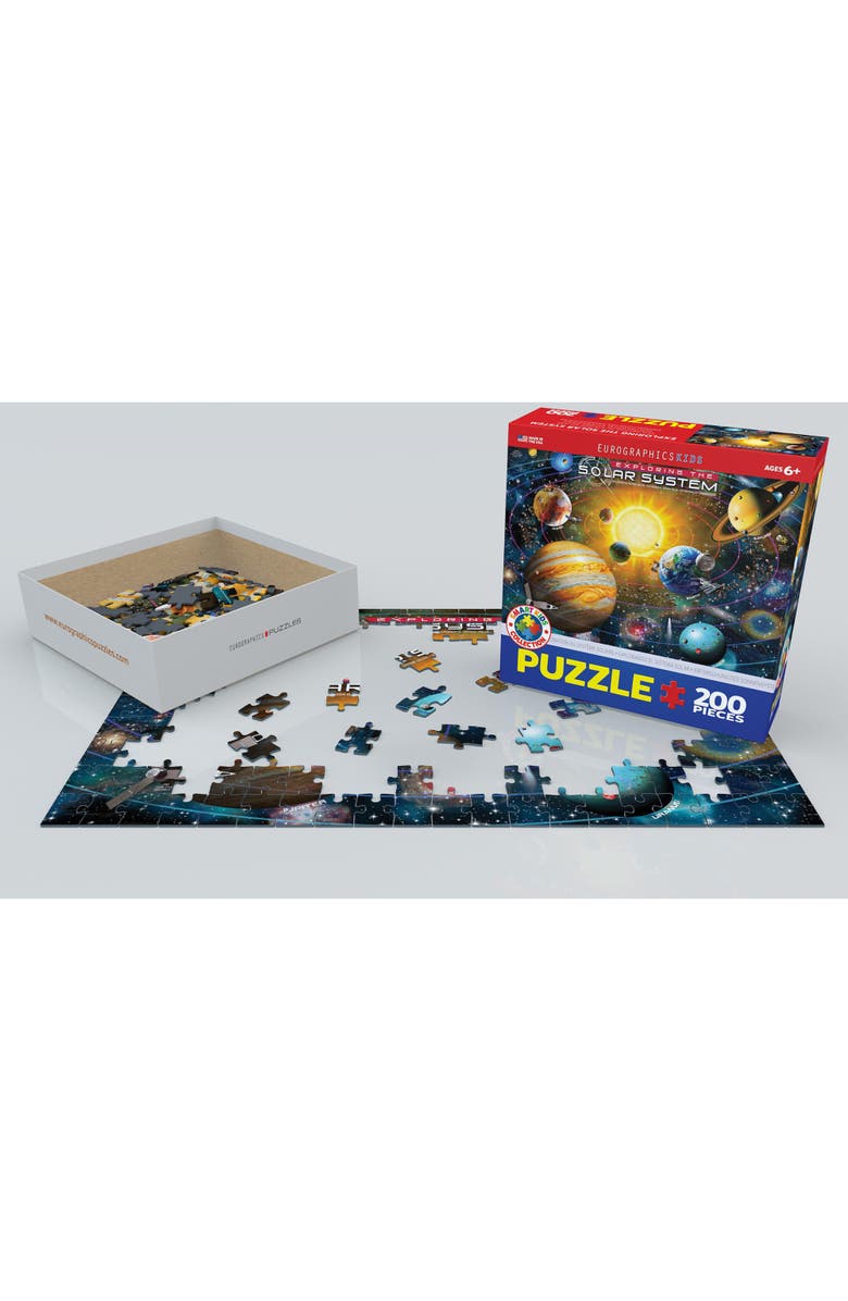Eurographics Exploring the Solar System Puzzle, 200 Pieces, Alternate, color, Multicolored