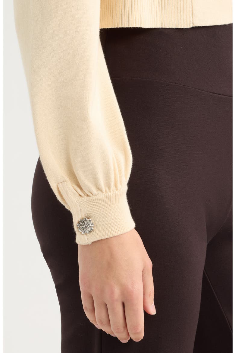 Kissing Front Shrug, Alternate, color, MACADAMIA