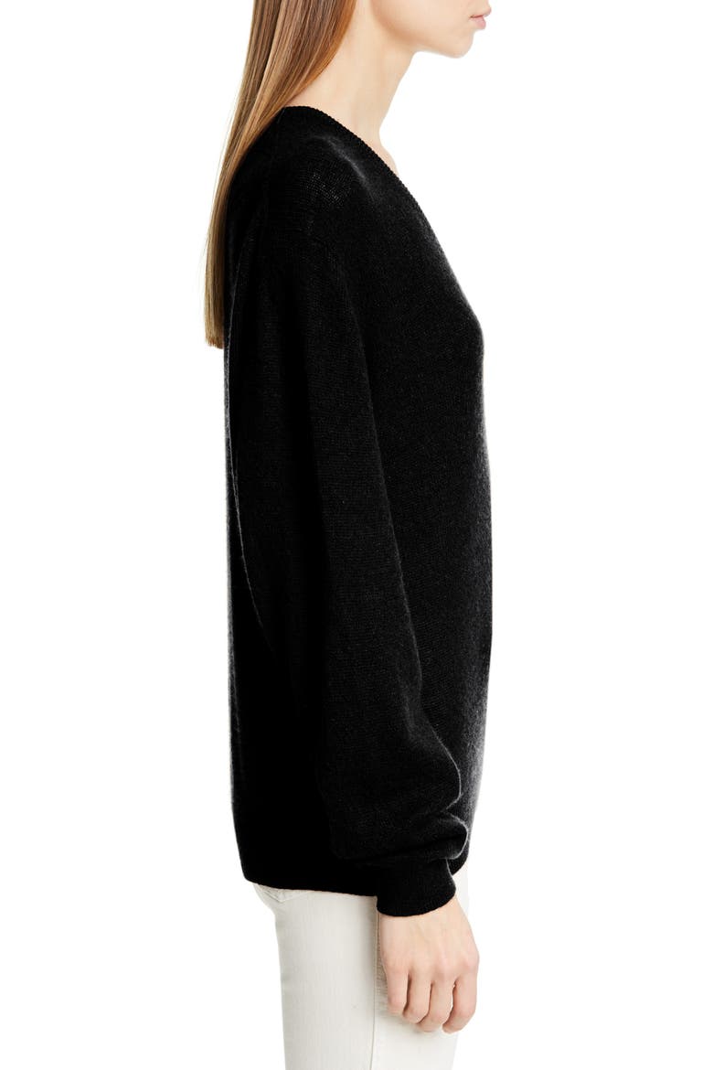 Sam Cashmere Sweater, Alternate, color, BLACK