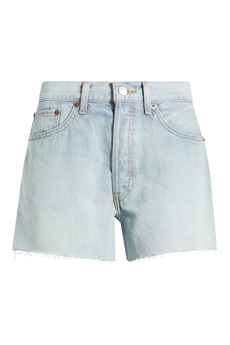 The Easy Rider High Waist Cutoff Denim Shorts, Alternate, color, CIELITO