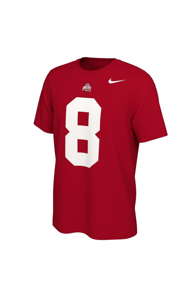 Nike Men's Nike Trey Sermon Scarlet Ohio State Buckeyes Alumni Name & Number T-Shirt, Alternate, color, 