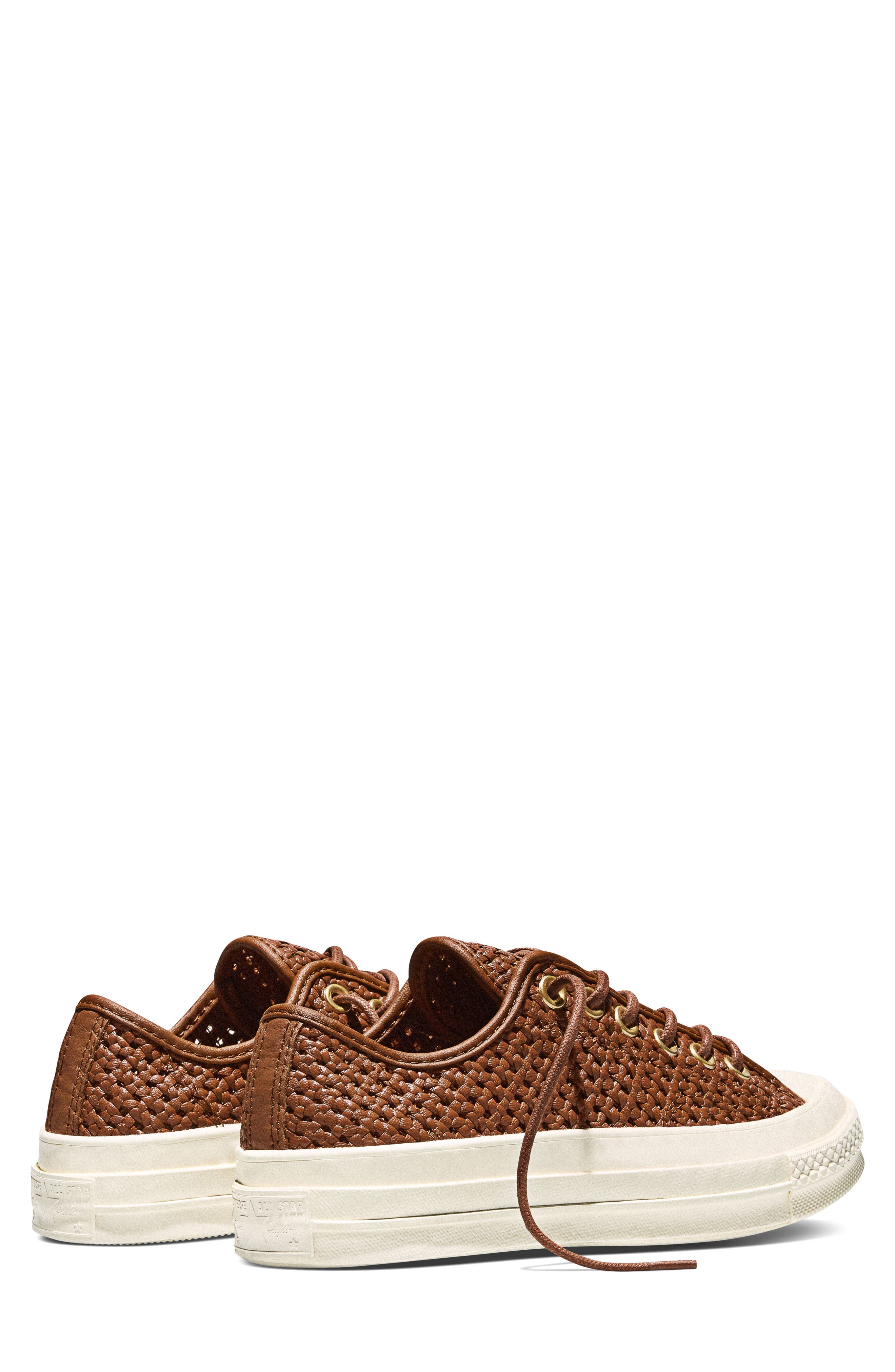 Converse Chuck 70 Woven Leather Low Top Sneaker, Alternate, color, Unearthed/ Unearthed/ Egret