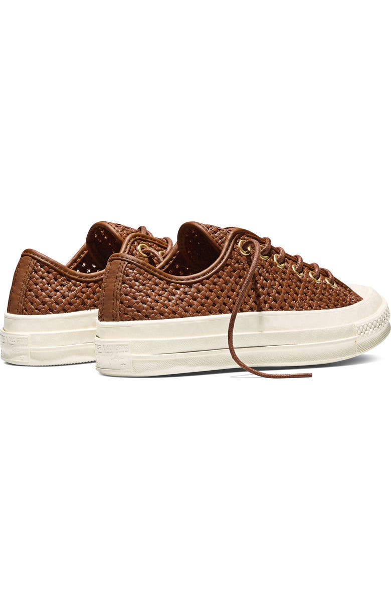 Converse Chuck 70 Woven Leather Low Top Sneaker, Alternate, color, Unearthed/ Unearthed/ Egret