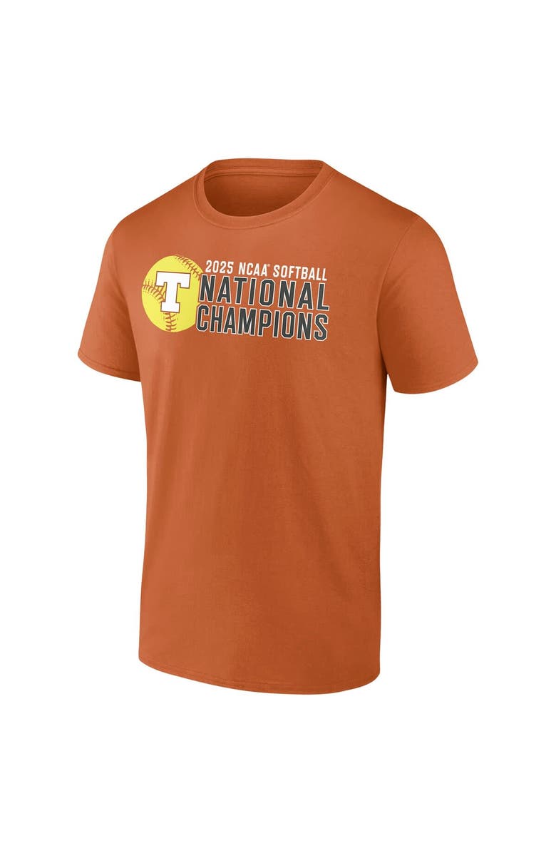 FANATICS Men's Fanatics  Texas Orange Texas Longhorns 2025 NCAA Softball Women's College World Series Champions Schedule T-Shirt, Alternate, color, 