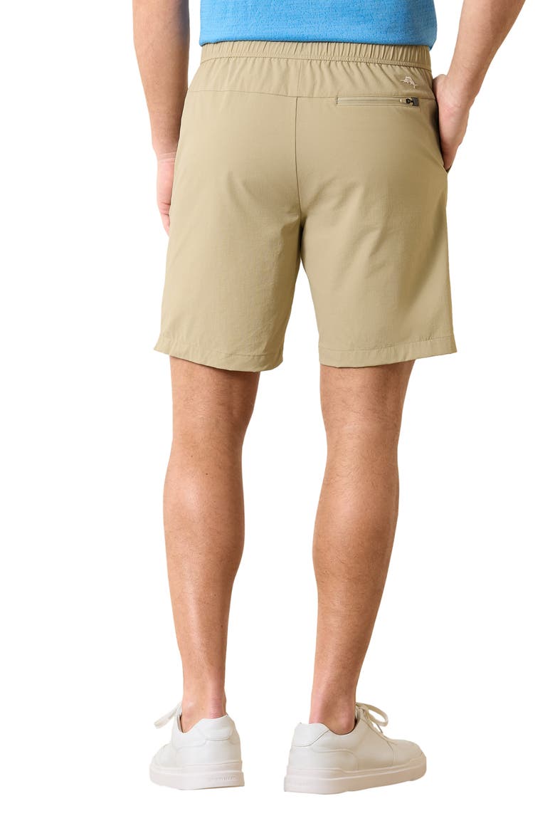 Chip Shot E-Waist IslandZone® Stretch Nylon Blend Shorts, Alternate, color, STONE KHAKI