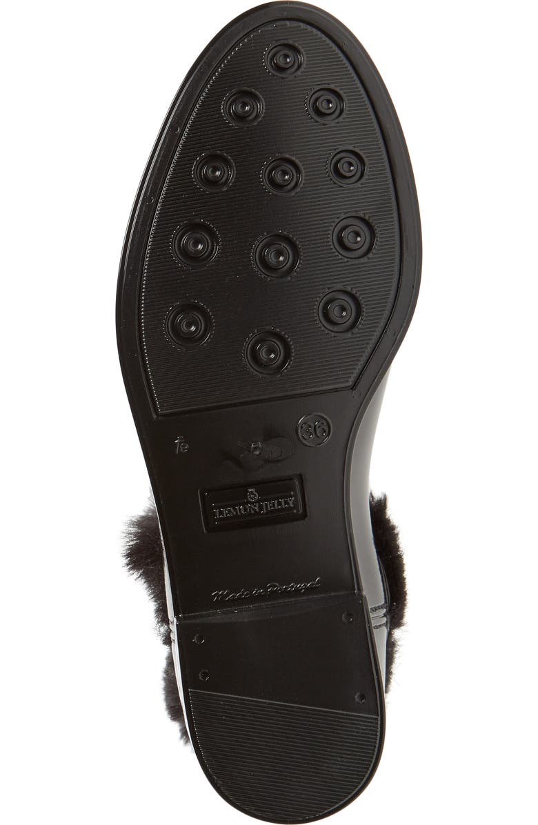 Lemon Jelly Aisha Waterproof Chelsea Boot with Faux Fur Lining, Alternate, color,