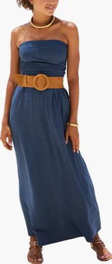 LASCANA Women's Bandeau Maxi Dress