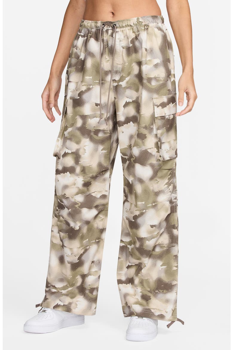 Camo Cargo Pants, Main, color, LIGHT ORE WOOD BROWN/ SAIL