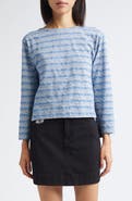 Bode Lyric Jacquard Stripe Long Sleeve T-Shirt