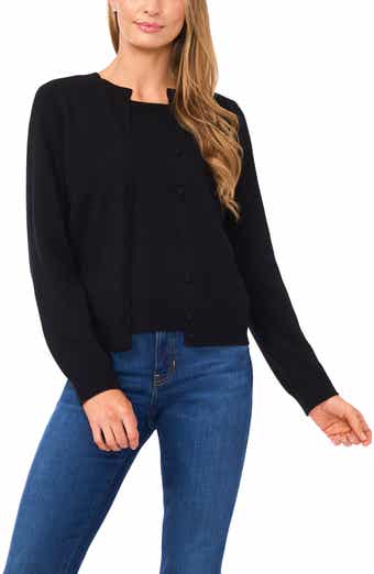 Halogen® Attached Tank Cardigan Sweater