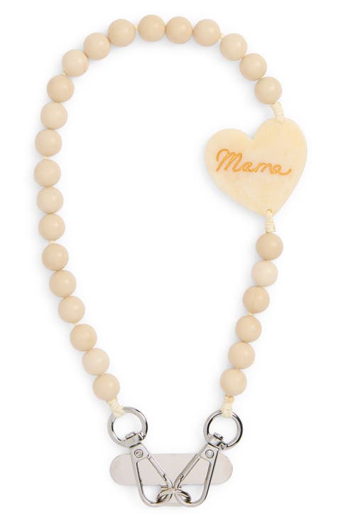 Mama Heart Bracelet Phone Chain