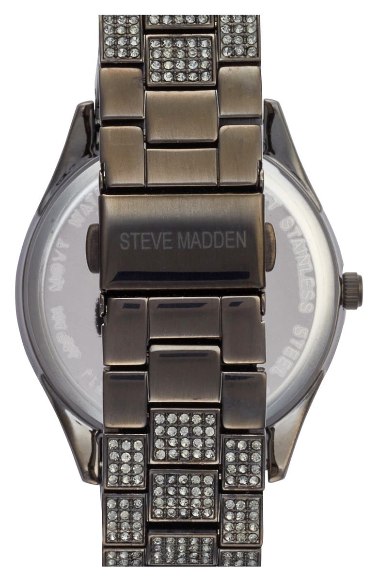 Steve Madden Crystal Bracelet Watch, Alternate, color, 