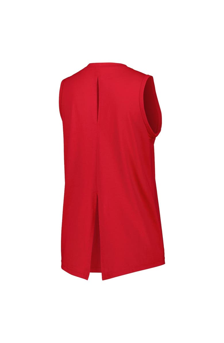 LEVELWEAR Women's Levelwear  Red St. Louis Cardinals Paisley Chase V-Neck Tank Top, Alternate, color, Red