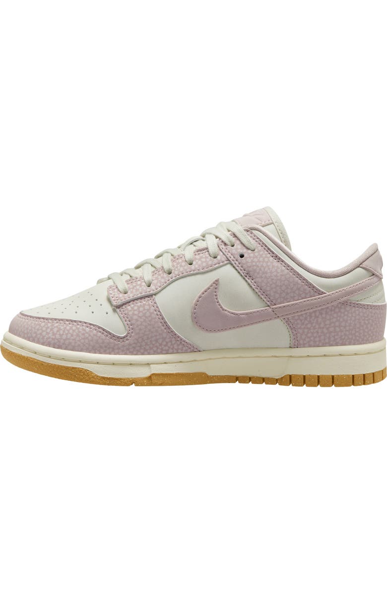 Nike Dunk Low Premium Next Nature Basketball Sneaker, Alternate, color, Light Bone/ Platinum Violet