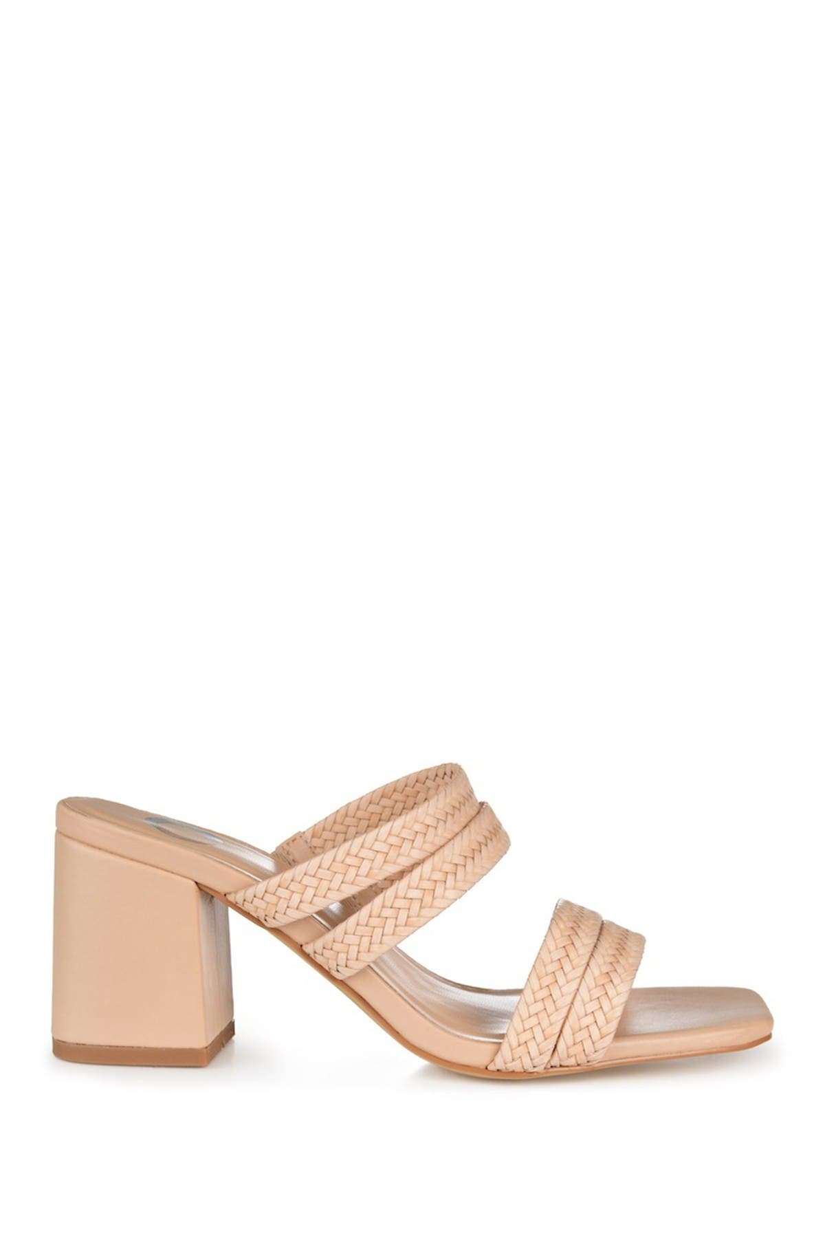 JOURNEE Natia Strappy Block Heel Sandal, Alternate, color, TAN