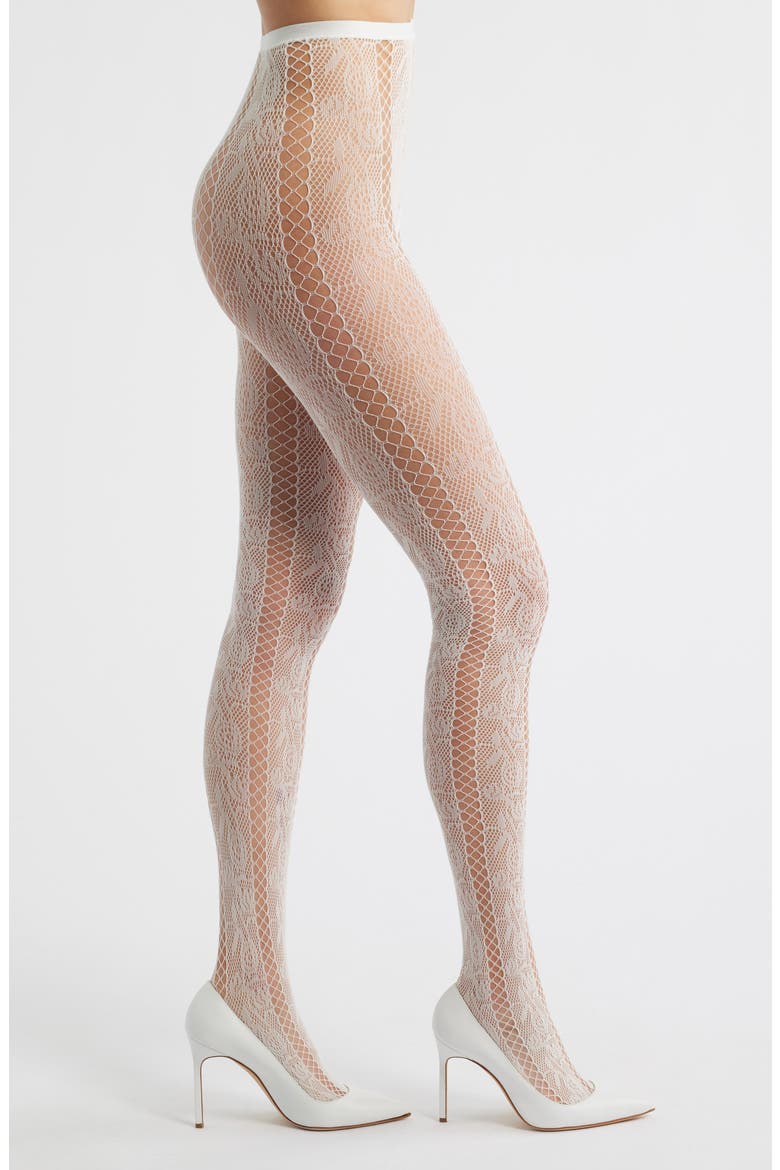 Venom Sheer Tights, Main, color, WHITE