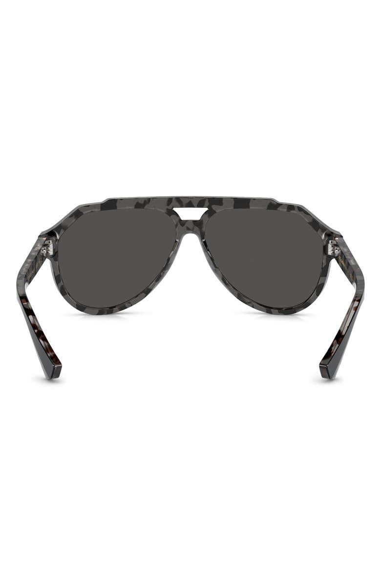 Dolce&Gabbana 60mm Pilot Sunglasses, Alternate, color,