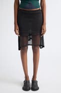 Eckhaus Latta Gossamer Midi Skirt