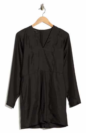 V-Neck Long Sleeve Jumpsuit