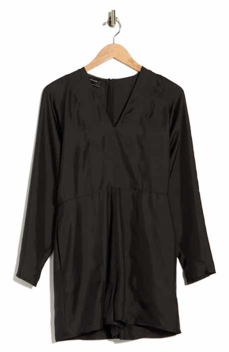 V-Neck Long Sleeve Jumpsuit