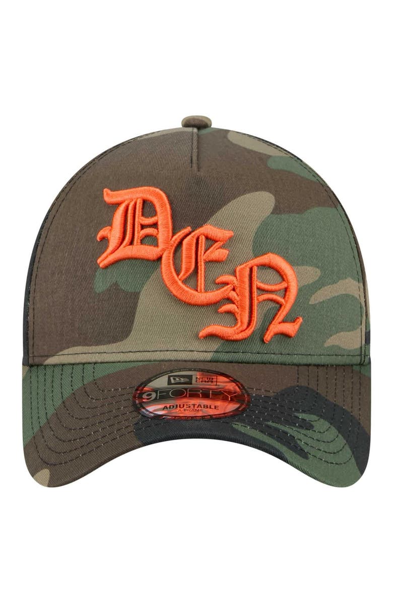 New Era Men's New Era Camo Denver Broncos Mystic Camo A-Frame 9FORTY Adjustable Hat, Alternate, color, Camo