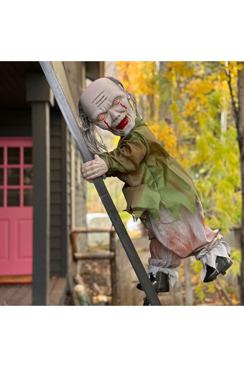 10 ft. Outdoor Ladder Climbing Zombie, Alternate, color, Multicolor