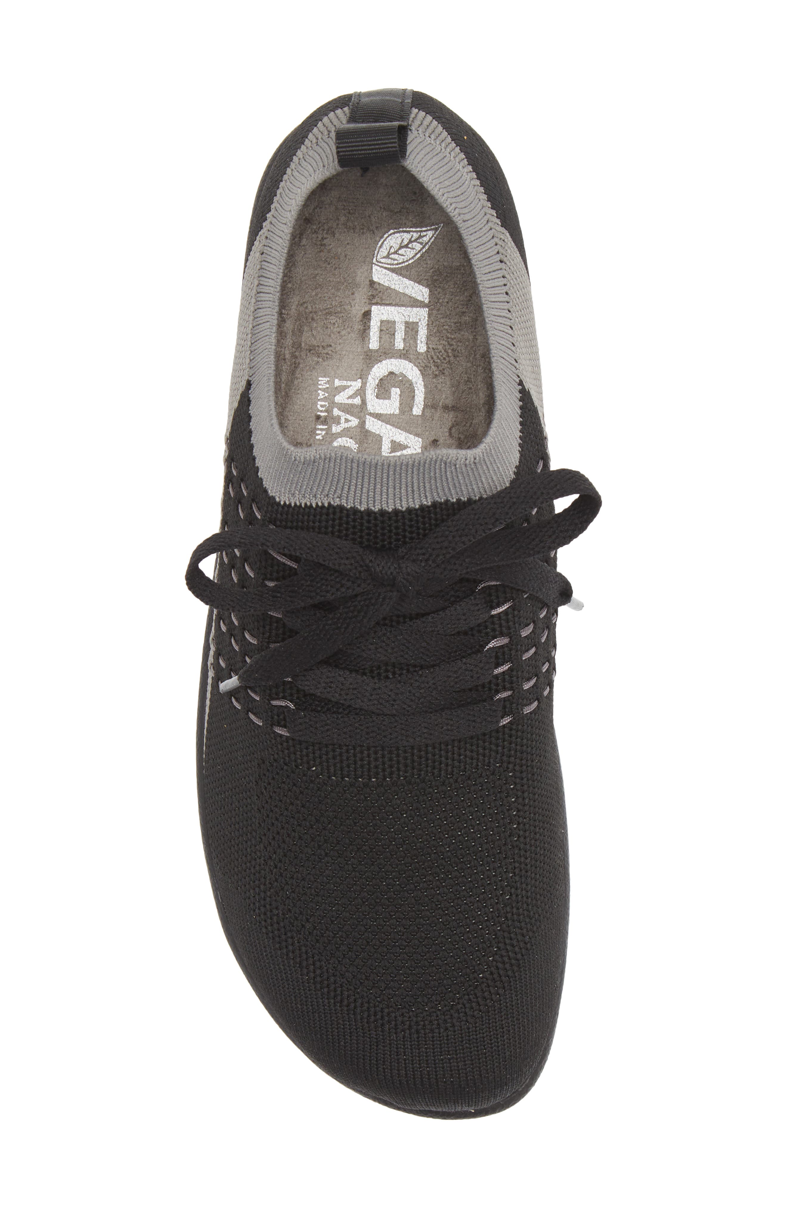 Naot Tama Sneaker, Alternate, color, Black Gray Knit