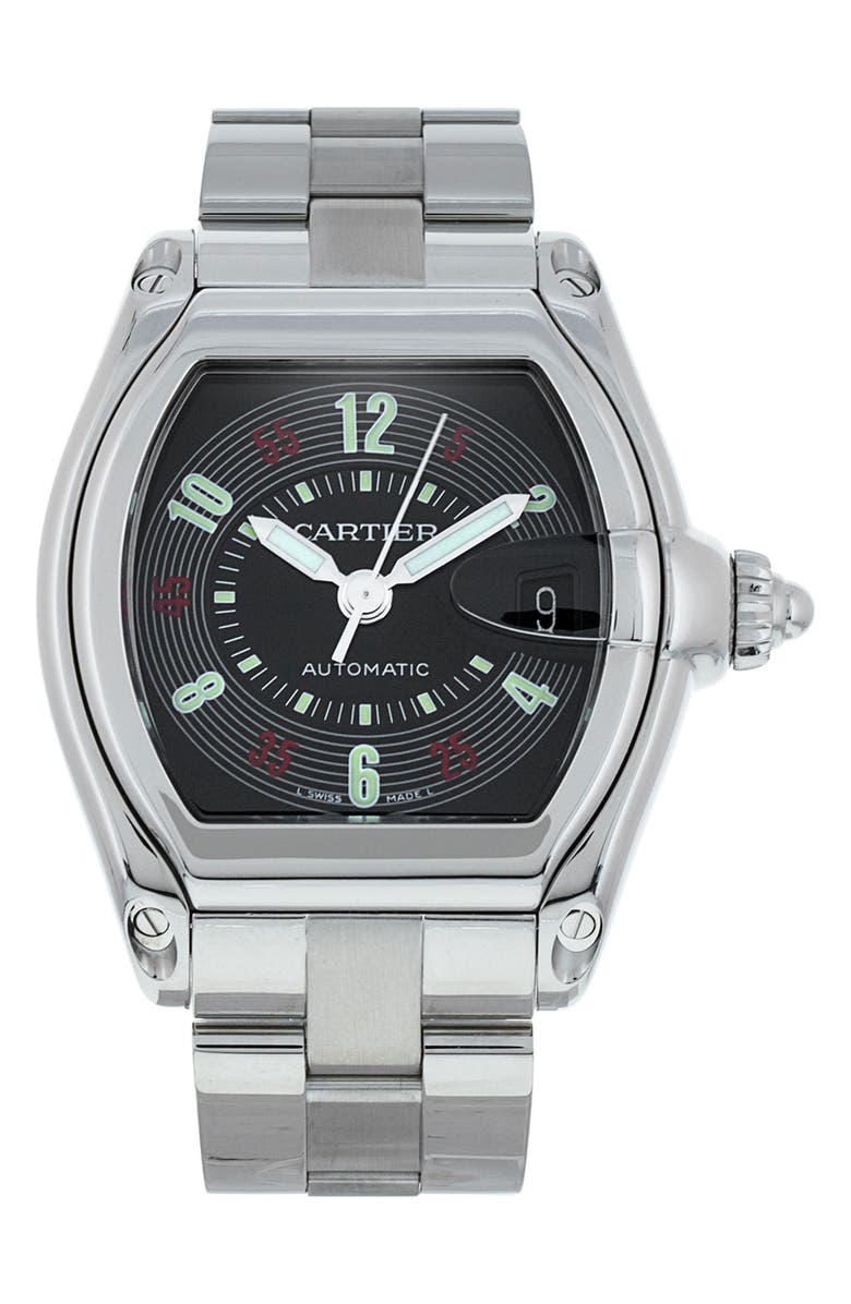 Watchfinder & Co. Cartier Preowned 2002 Roadser Automatic Bracelet Watch, 38mm, Main, color, 
