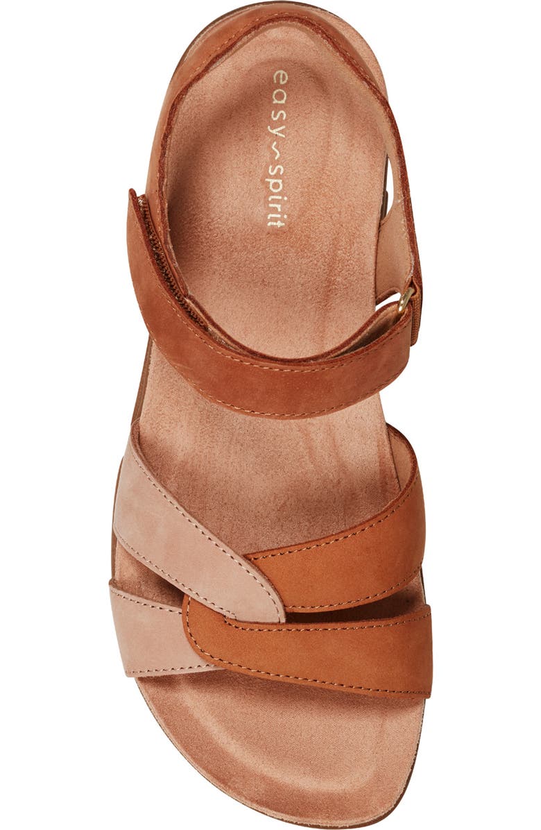 Easy Spirit Marian Ankle Strap Sandal, Alternate, color, Medium Brown