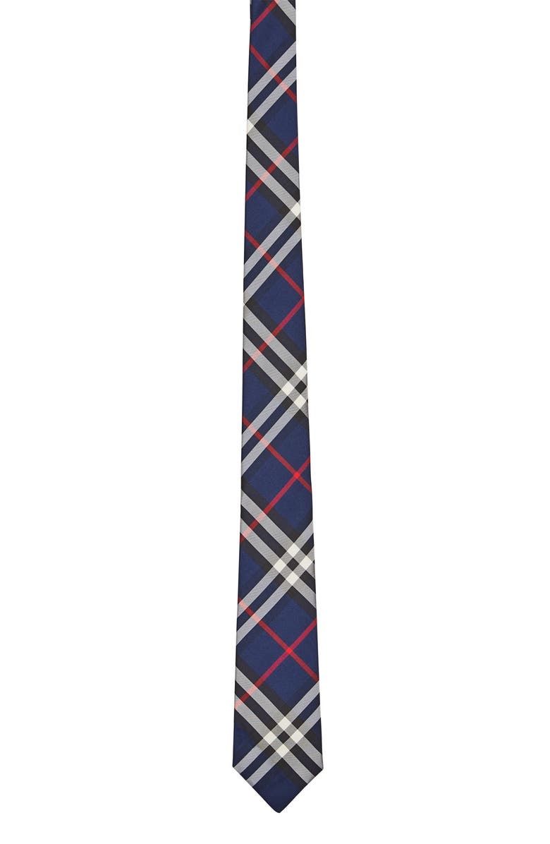 Burberry Manston Check Silk Tie, Main, color, 