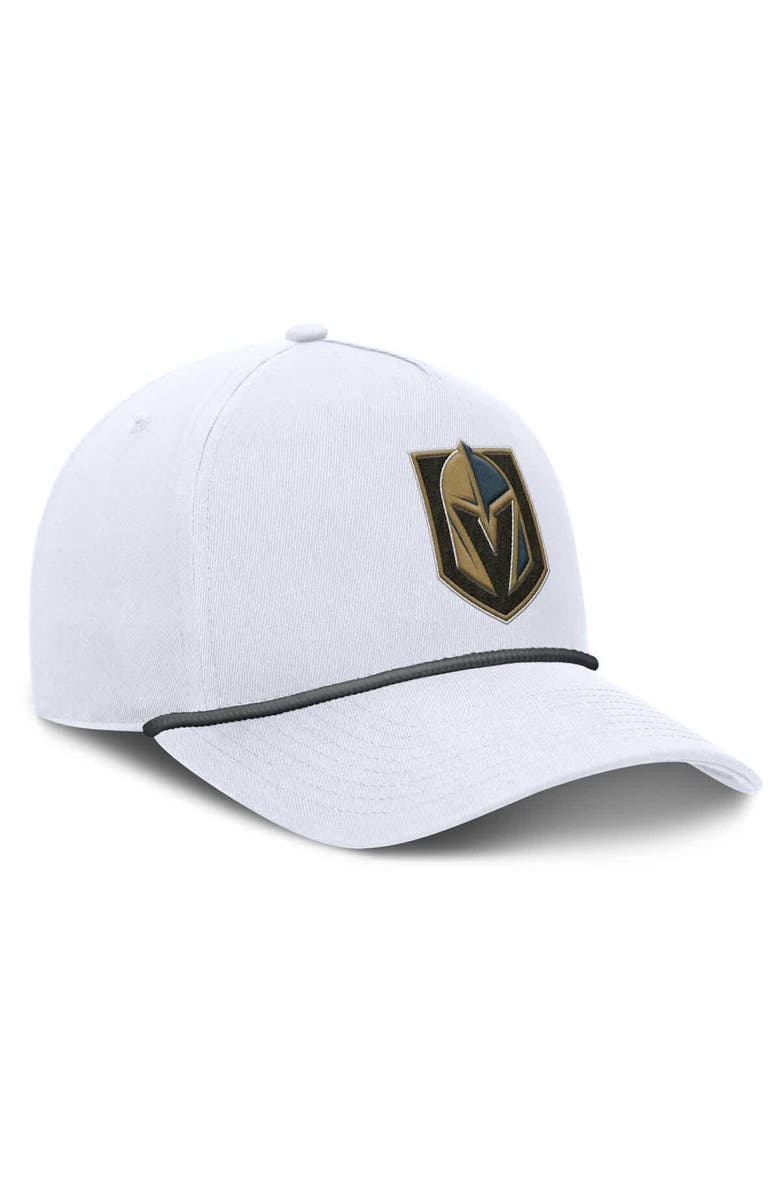 FANATICS Men's Fanatics White Vegas Golden Knights Rope A-Frame Adjustable Hat, Alternate, color, White