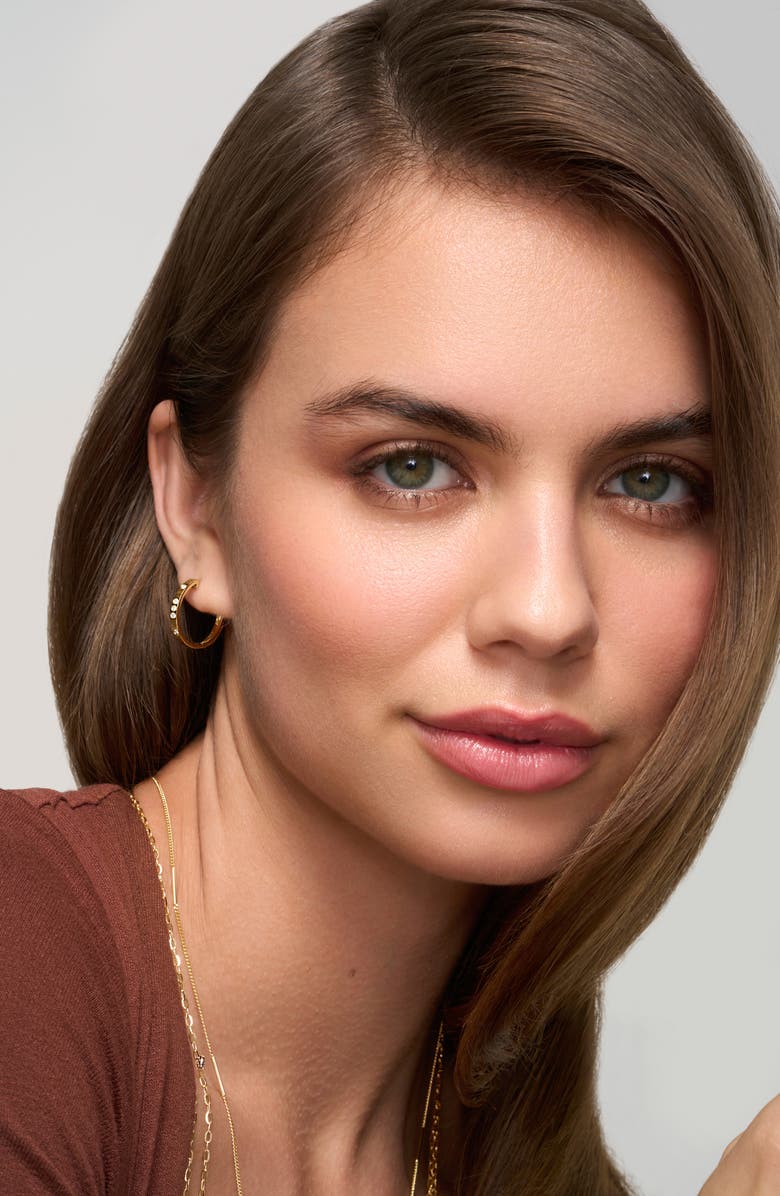 Bony Levy Cleo Diamond Hoop Earrings, Alternate, color, 18K Yellow Gold