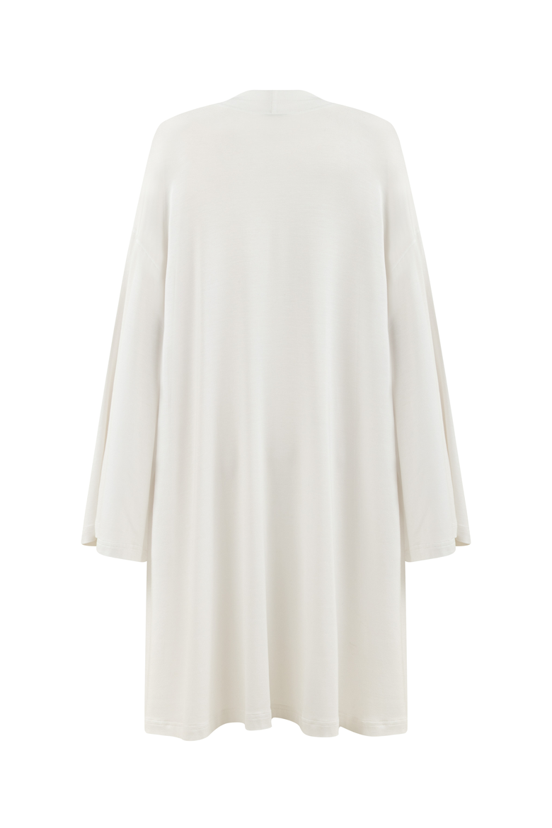 Modal Robe White, Alternate, color, White