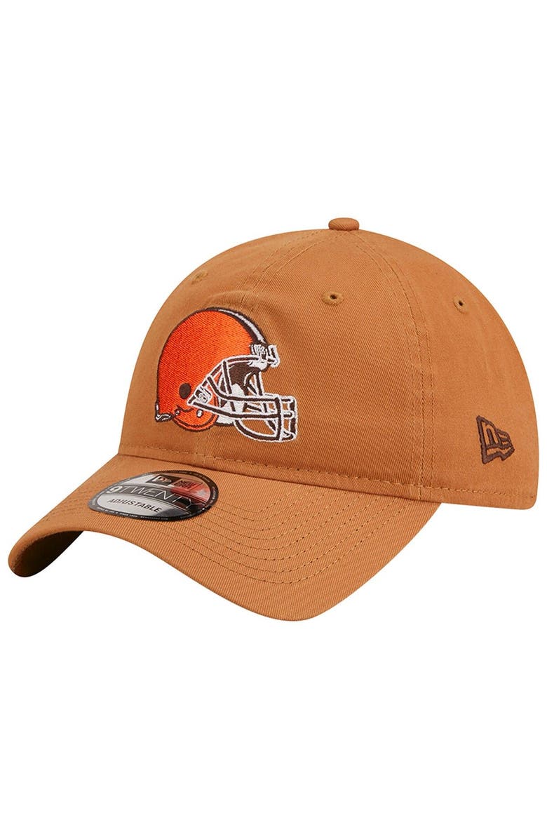 New Era Men's New Era Brown Cleveland Browns  Core Classic 2.0 9TWENTY Adjustable Hat, Main, color, Brown